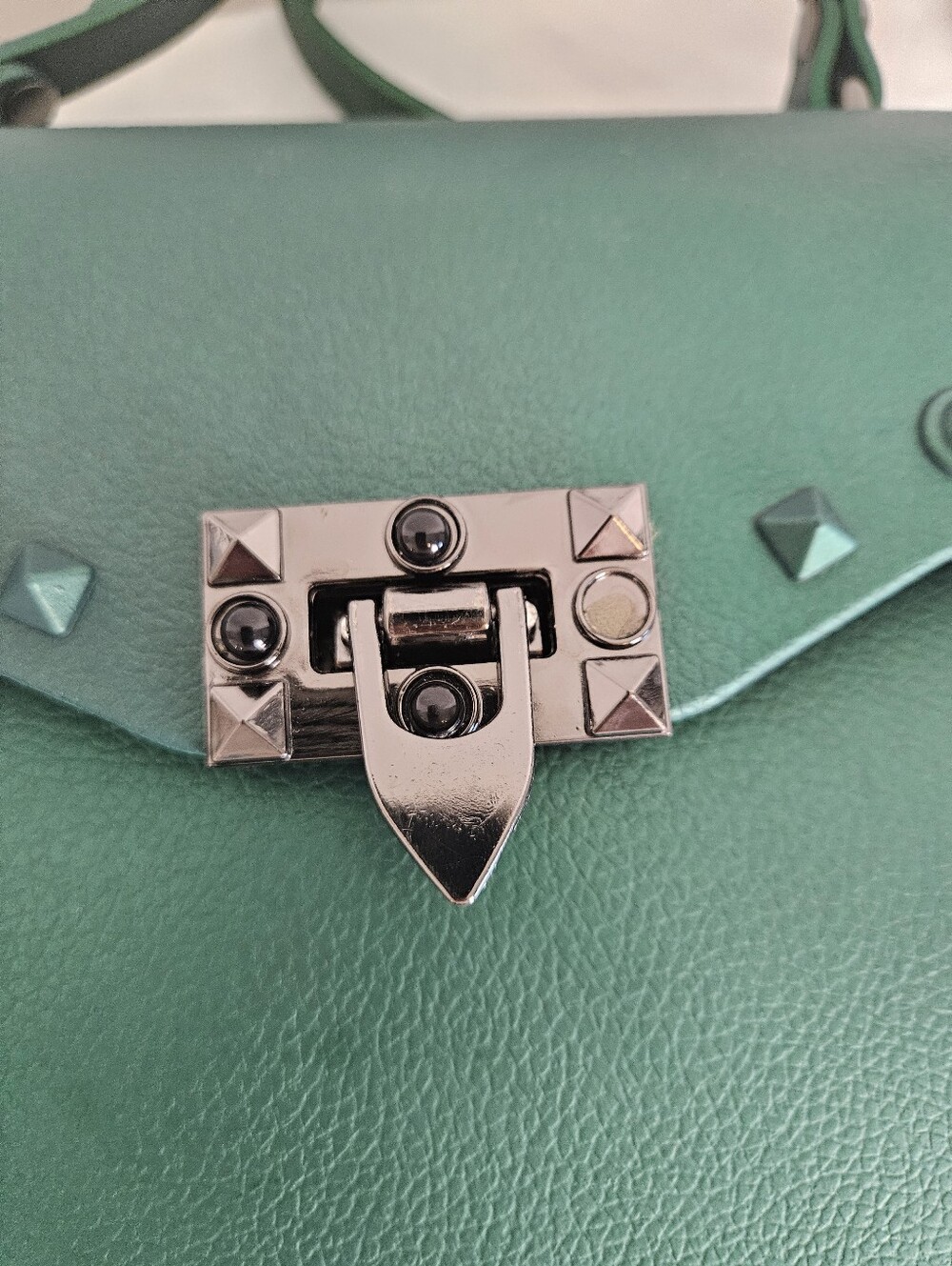 Studded Green Jelly Purse - Picture 5 of 10
